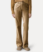 Stretchy Velvet Flared Trousers - Gold by Forte Forte | 25 South Boutiques