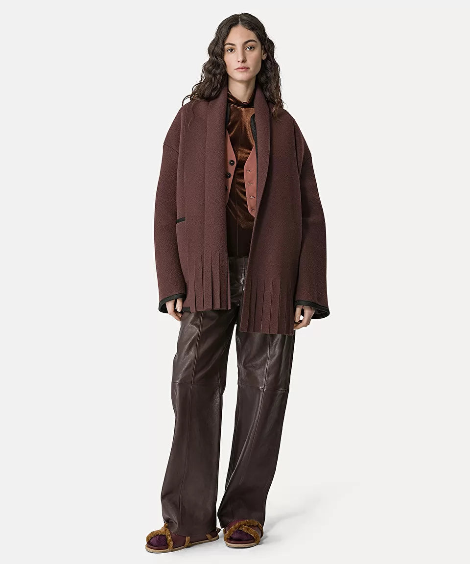 Nappa Trousers - Cacao by Forte Forte — alternate view