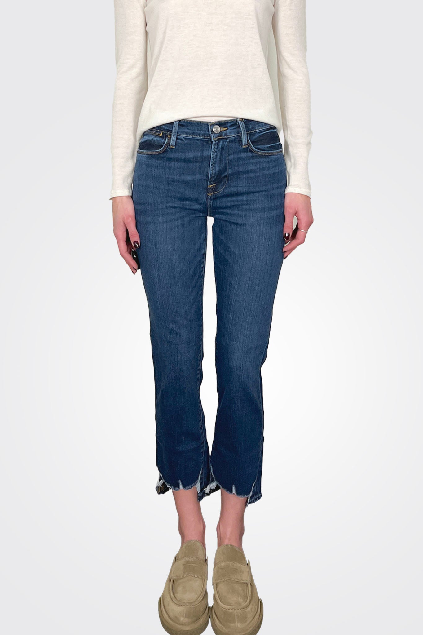 Le High Straight Skinny - Ros by Frame — alternate view