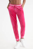 Contrast Rib Velour Joggers - Free Love by Juicy Couture — view 4