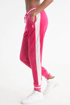 Contrast Rib Velour Joggers - Free Love by Juicy Couture — alternate view