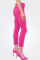 Lyon Cotton Pants - Fucsia by Momonì — view 3