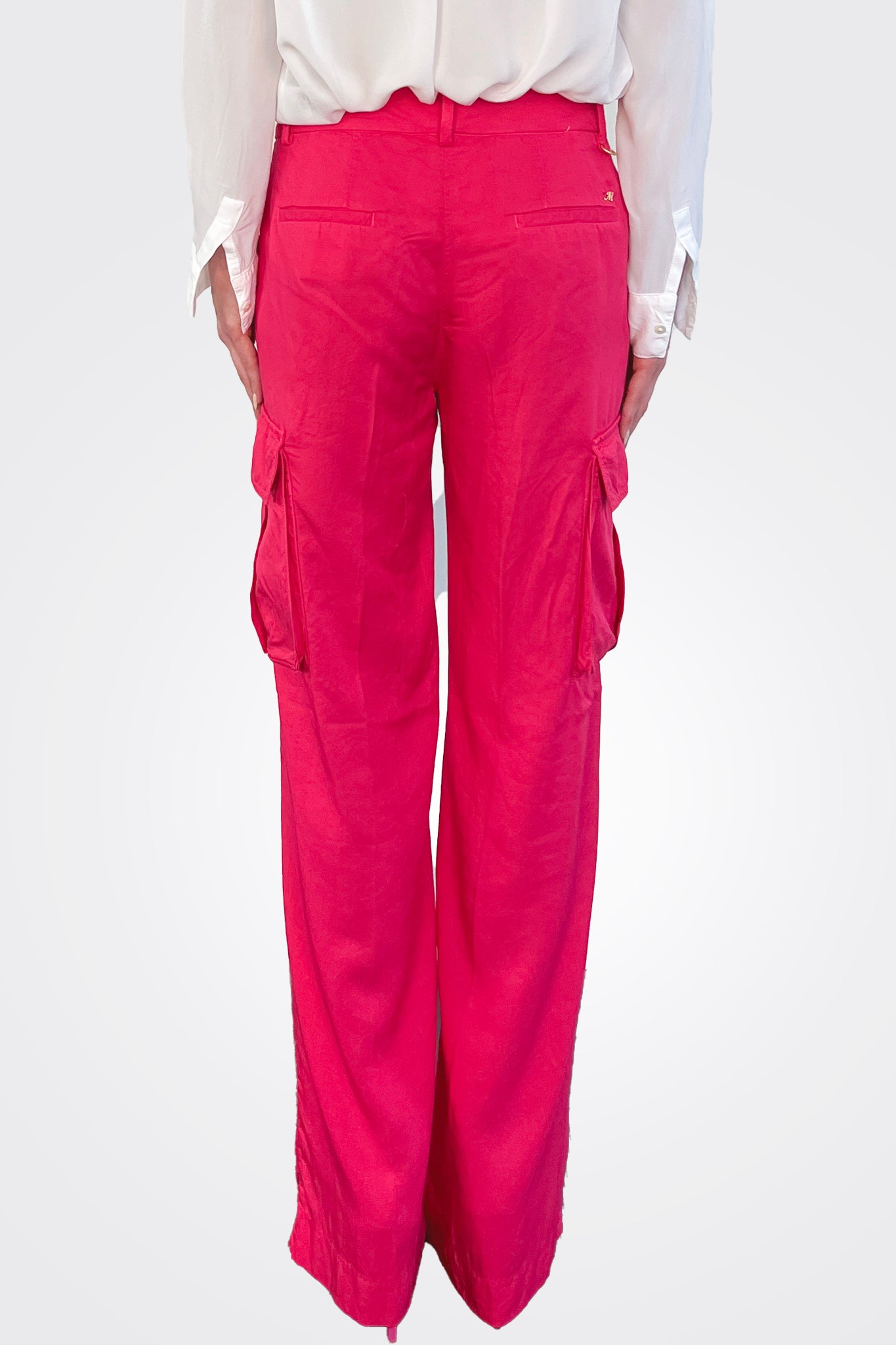 Victoria Cargo Pant - Fuchsia by Masons — view 3