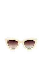 Grand Azur x Cult Gaia Juli Sunglasses - Off White | 25 South Boutiques