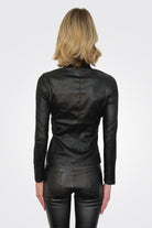 Leather Zip Jacket - Nero by Giorgio Brato — view 4