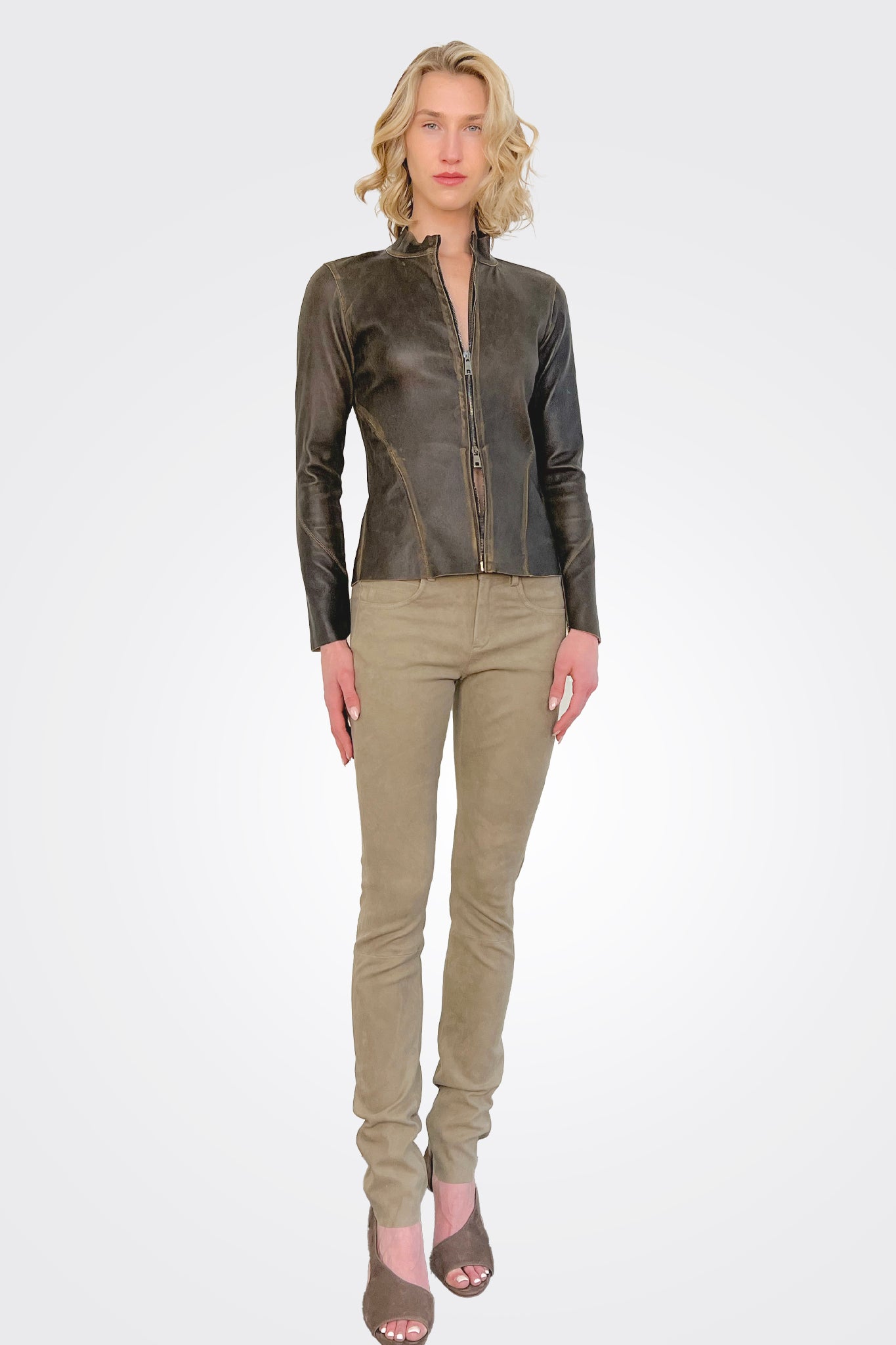 Vintage Leather Jacket - Coretex by Giorgio Brato — view 4