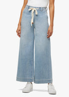 The Addison High Rise Drawstring Wide Leg Crop - Admiration by Joe's Jeans — alternate view