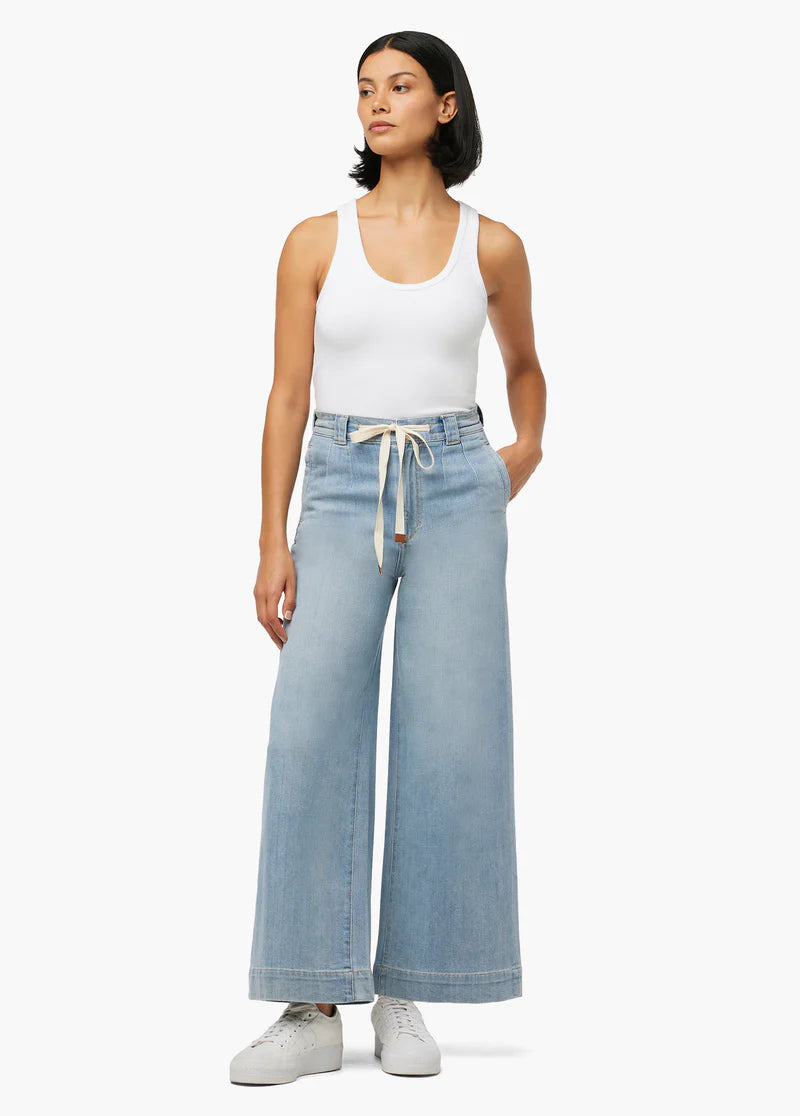 The Addison High Rise Drawstring Wide Leg Crop - Admiration by Joe's Jeans | 25 South Boutiques