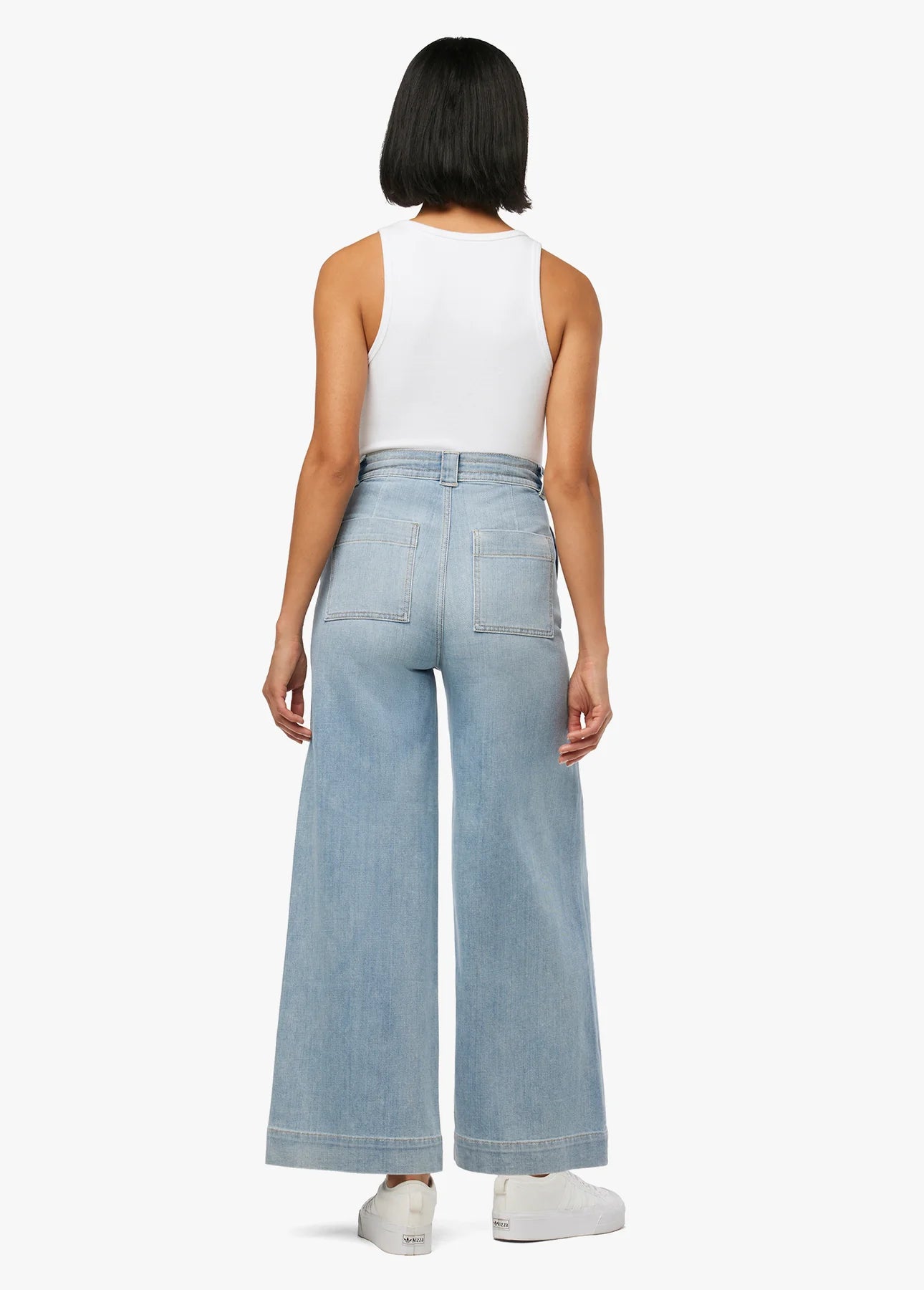 The Addison High Rise Drawstring Wide Leg Crop - Admiration by Joe's Jeans — view 6