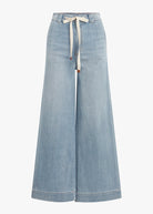 The Addison High Rise Drawstring Wide Leg Crop - Admiration by Joe's Jeans — view 7