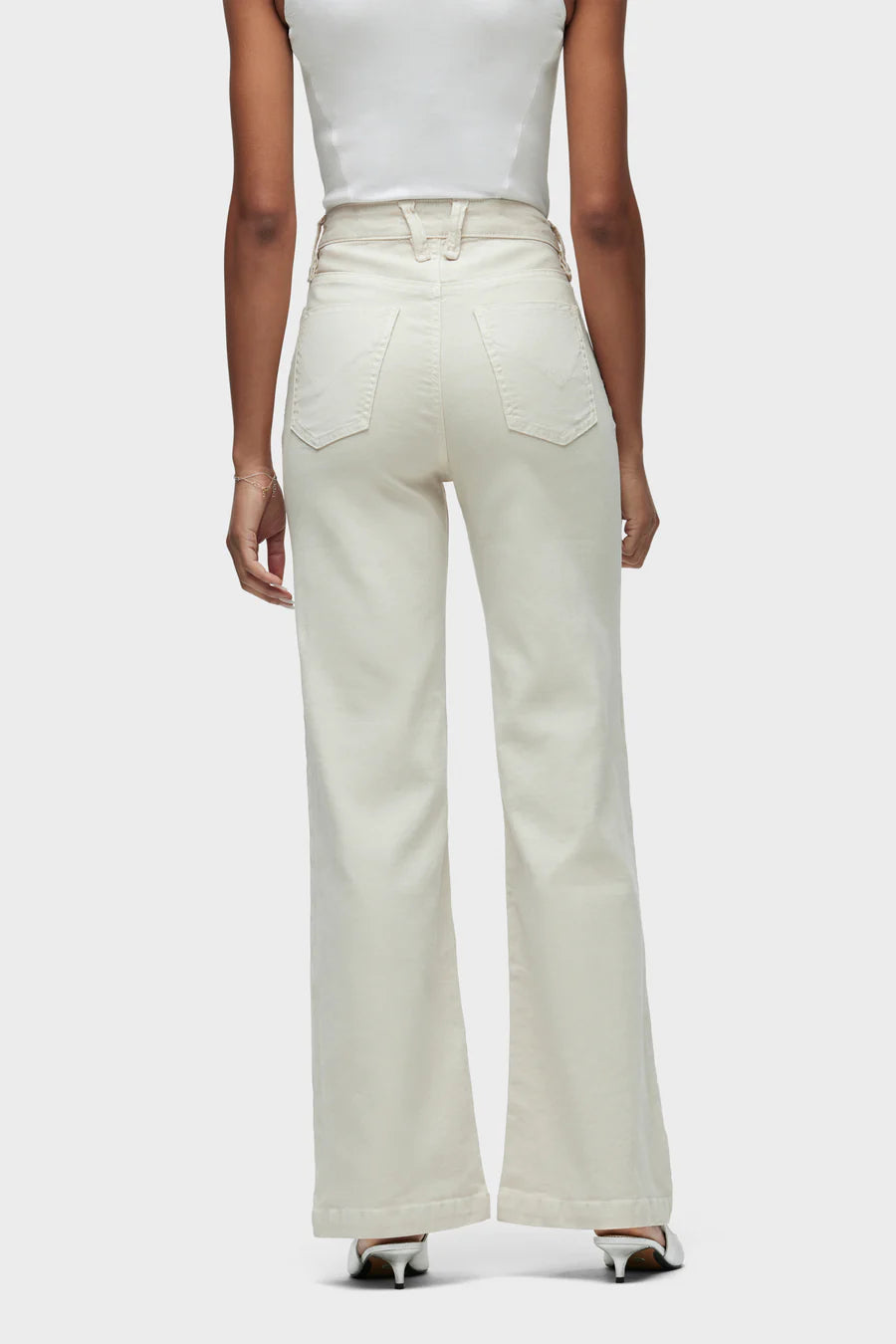 Jodie Loose Fit Wide Leg Jean - Ancient Scroll by Hudson — view 3