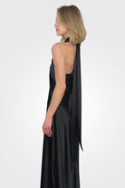 Cropped Pandora Dress - Black by Galvan London — alternate view