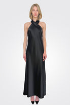 Cropped Pandora Dress - Black by Galvan London | 25 South Boutiques