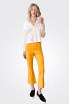 Lightweight Crop Trousers - Gold by Liviana Conti | 25 South Boutiques