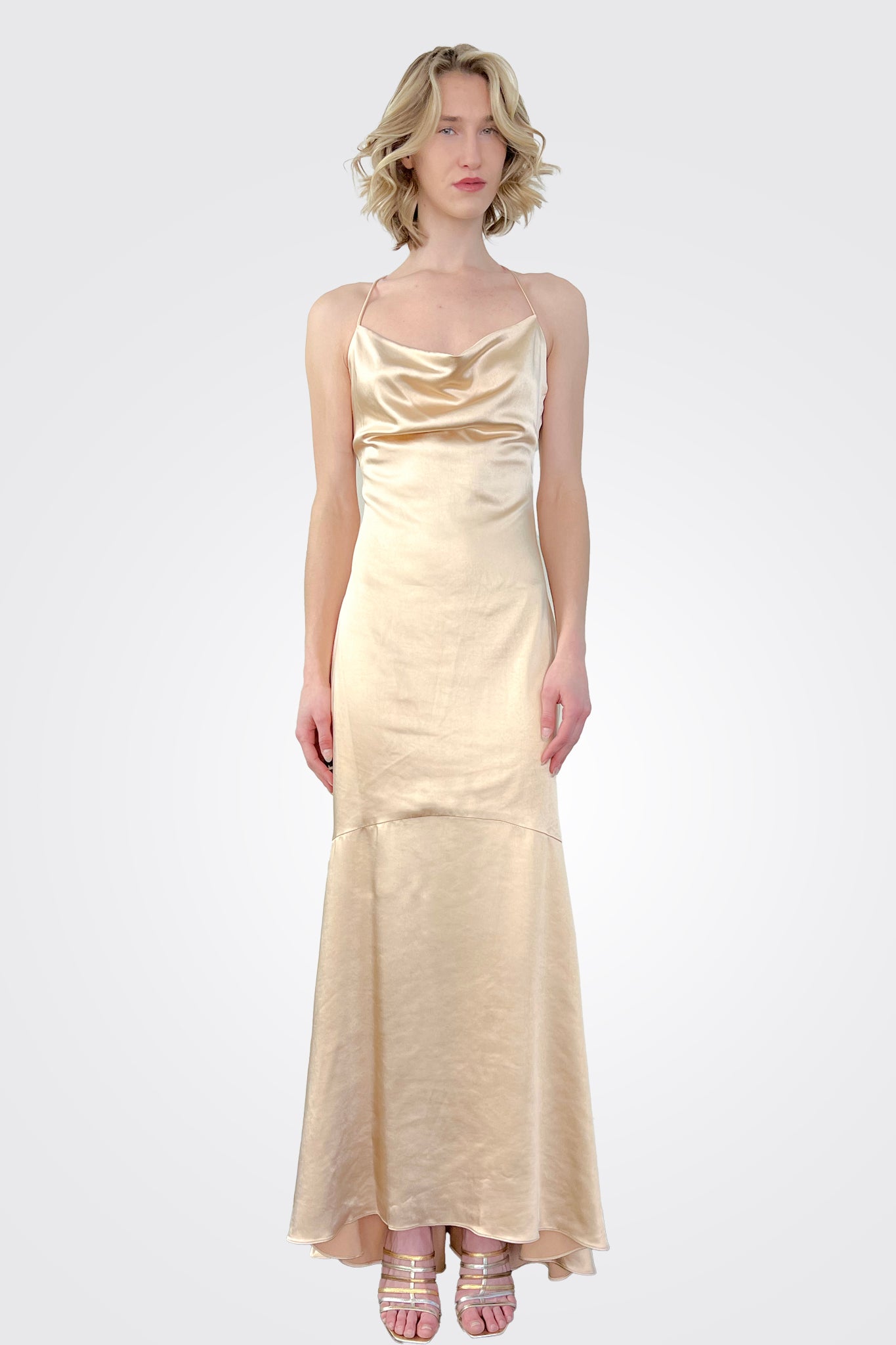 Aisle Dress - Gold by Elliatt — alternate view