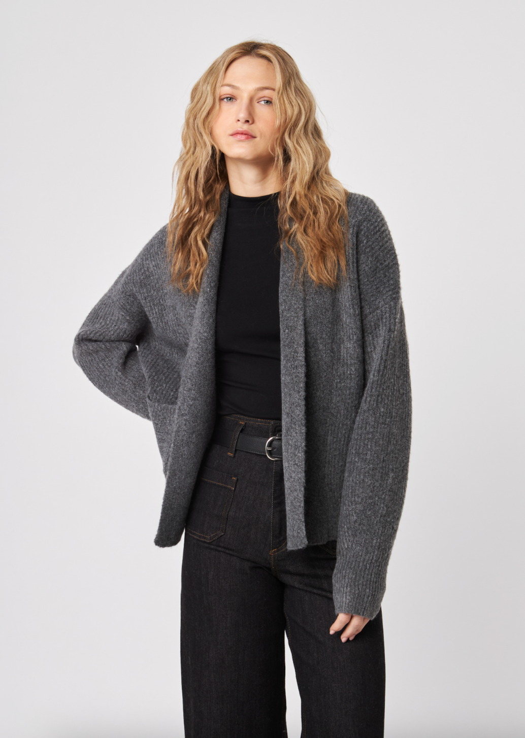 Noah Cardigan - Granite by John & Jenn | 25 South Boutiques