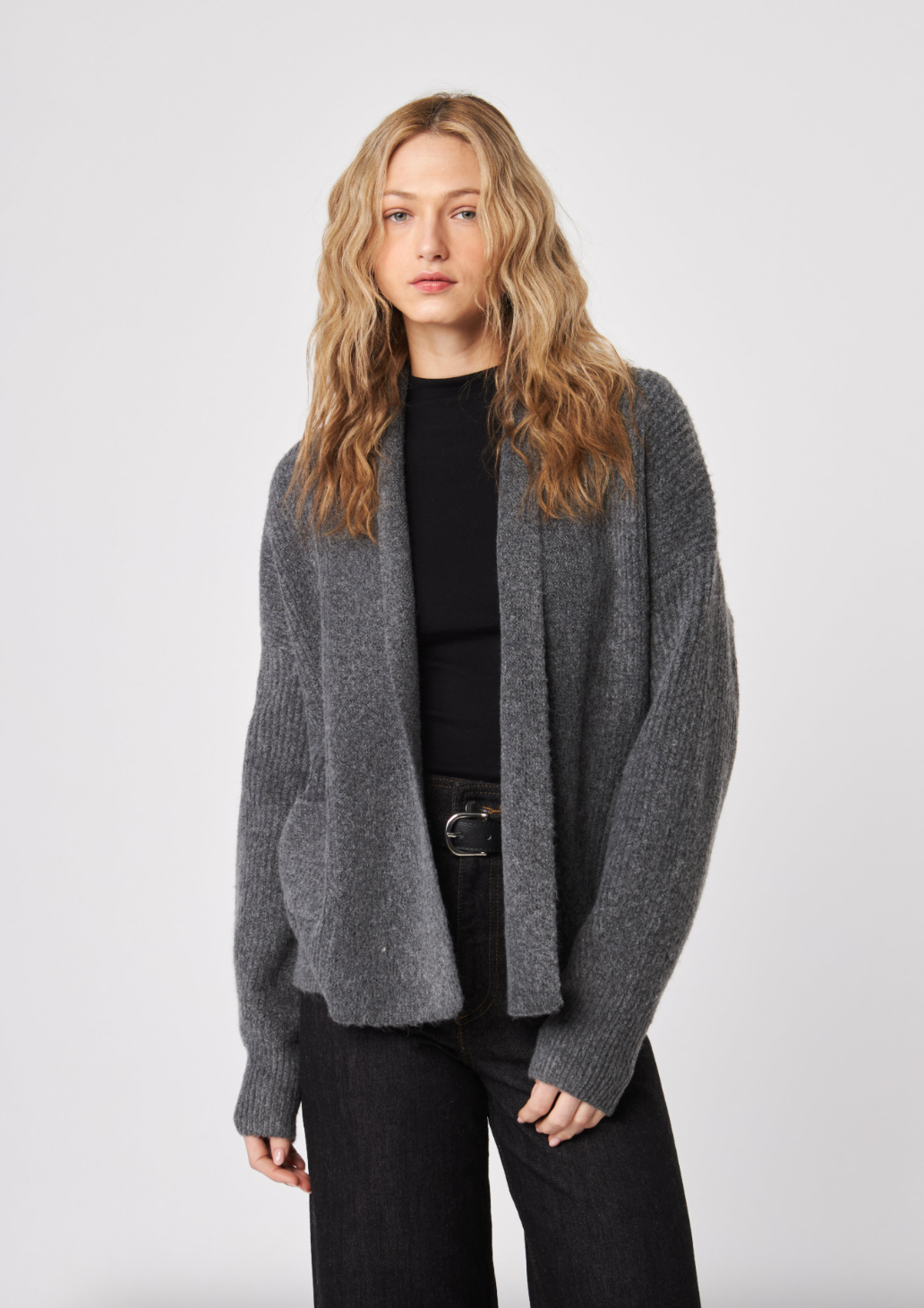 Noah Cardigan - Granite by John & Jenn — alternate view