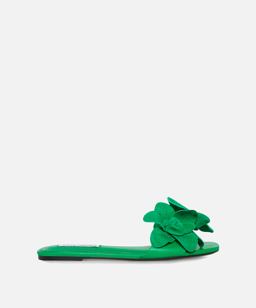 Melena Suede Sandal - Green by Steve Madden | 25 South Boutiques