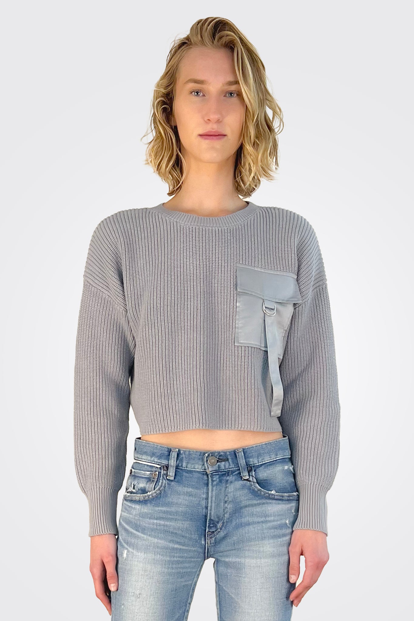 Madison Sweater - Steel Grey by Steve Madden | 25 South Boutiques