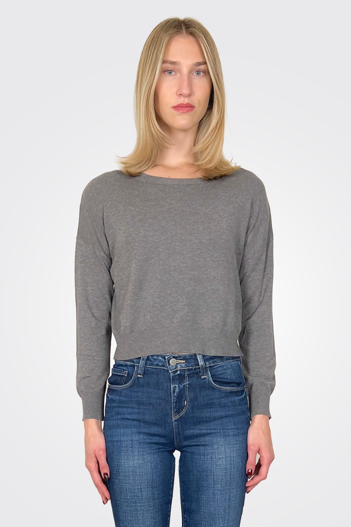 Polly Pullover - Grey Melange by Deluc | 25 South Boutiques
