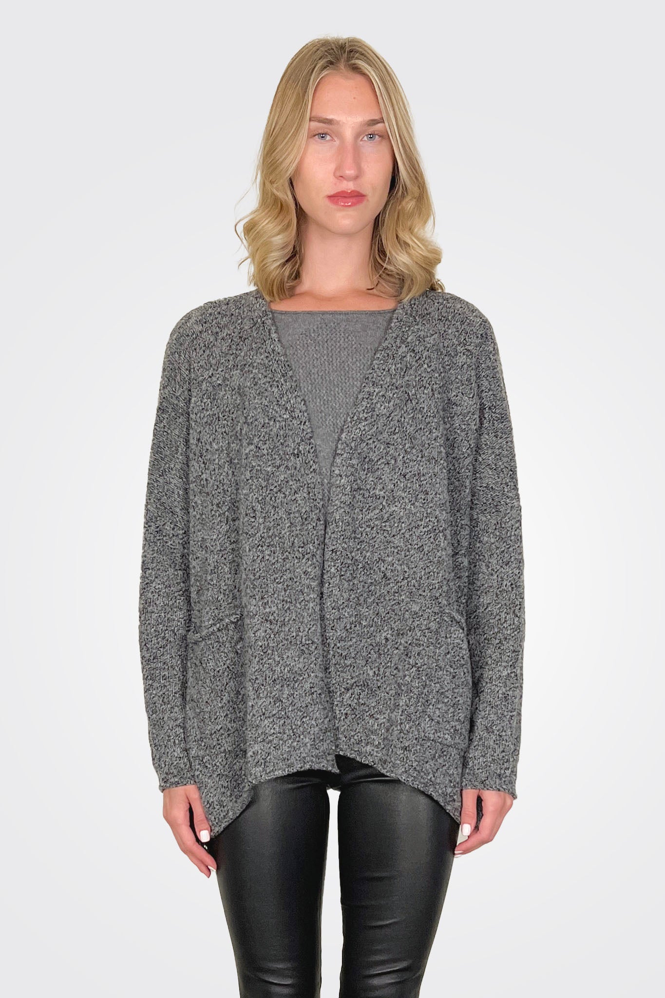 Oversize Cardigan - Dark Grey by Rundholz | 25 South Boutiques