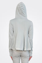 Graphic Zip Hooded Jacket - Grey by Rundholz — view 3