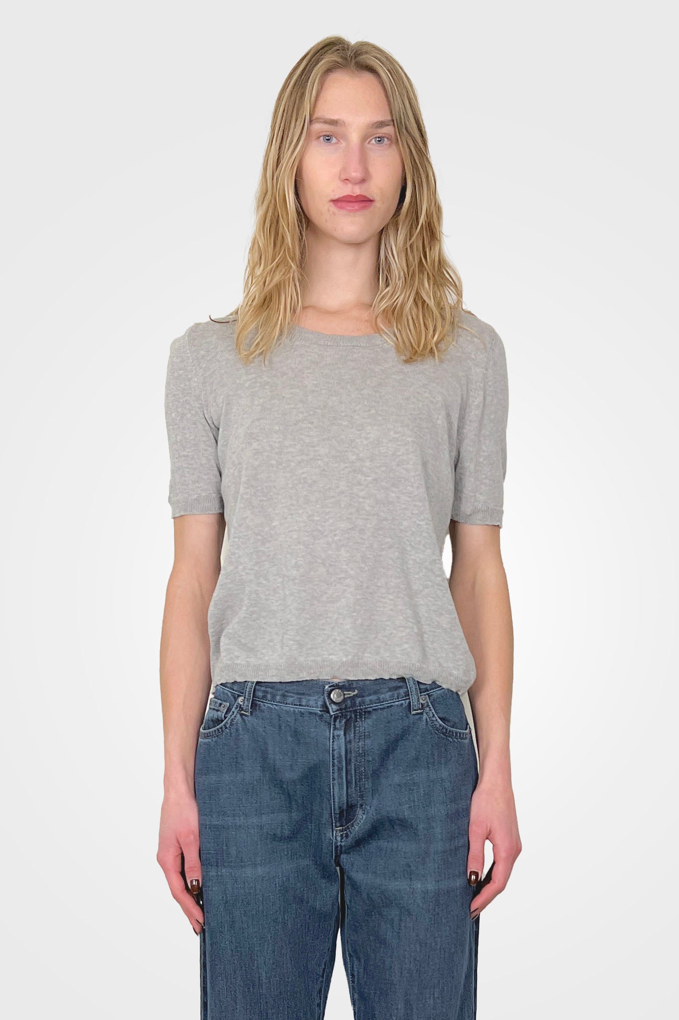 Short Sleeve Crew Neck Sweater - Grico by Private 0204 | 25 South Boutiques