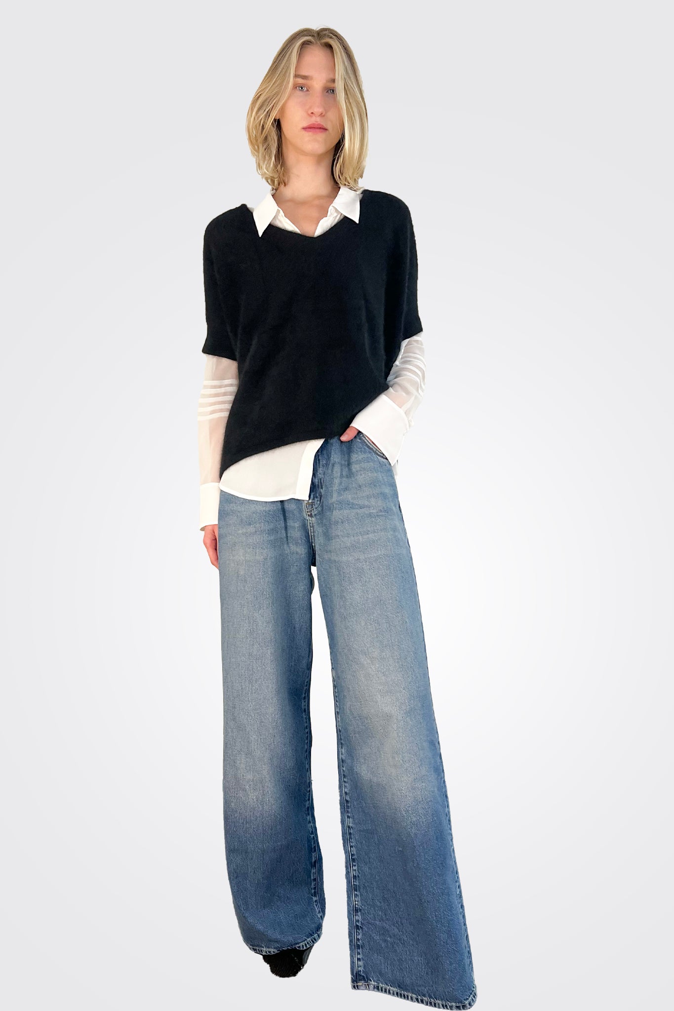 Chloe High Rise Wide Leg Jeans - South Bay by Grlfrnd | 25 South Boutiques