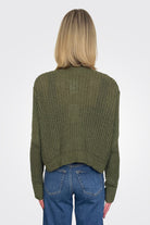 Maura Cropped Cardi - Green Space by Wooden Ships — alternate view