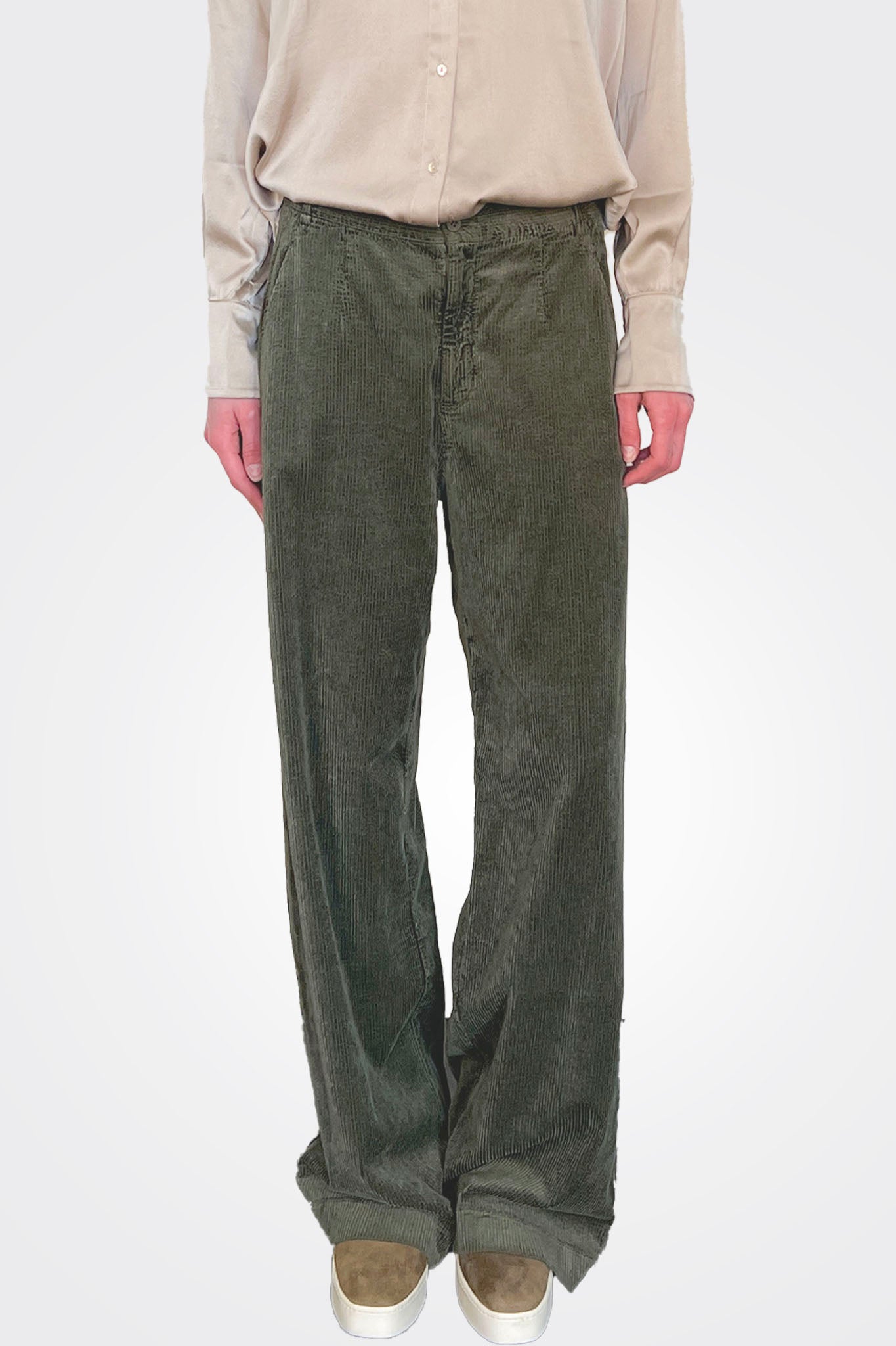 Corduroy Trousers - Green by Transit Par-Such — alternate view
