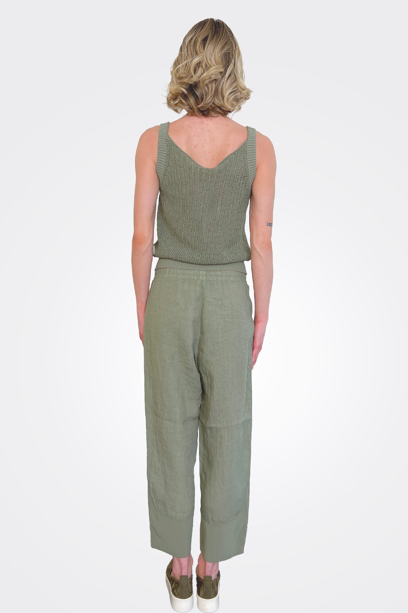 Cropped Ankle Trousers - Green Water by Transit Par-Such — alternate view