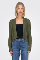 Maura Cropped Cardi - Green Space by Wooden Ships | 25 South Boutiques
