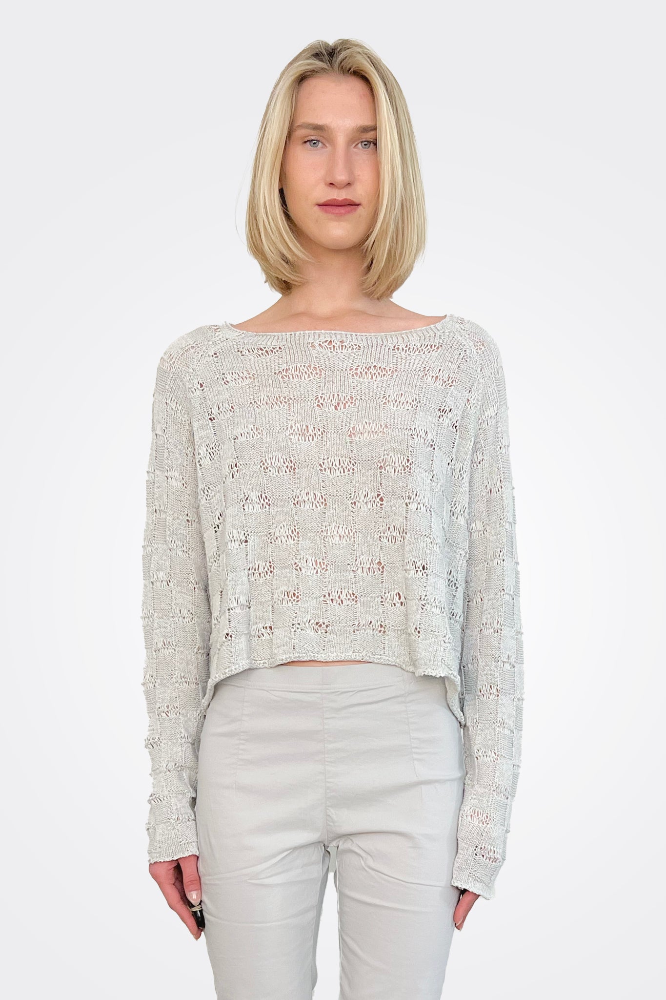 Knitted Pullover - Grey by Rundholz | 25 South Boutiques