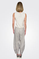 Baggy Leg Comfort Trousers - Pearl Grey by Transit Par-Such — view 6