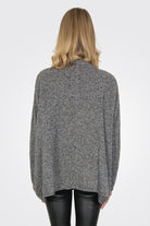 Oversize Cardigan - Dark Grey by Rundholz — view 3
