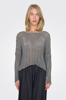 Knit Tunic - Grey by Studio B3 | 25 South Boutiques