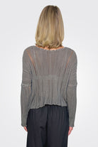 Knit Tunic - Grey by Studio B3 — alternate view