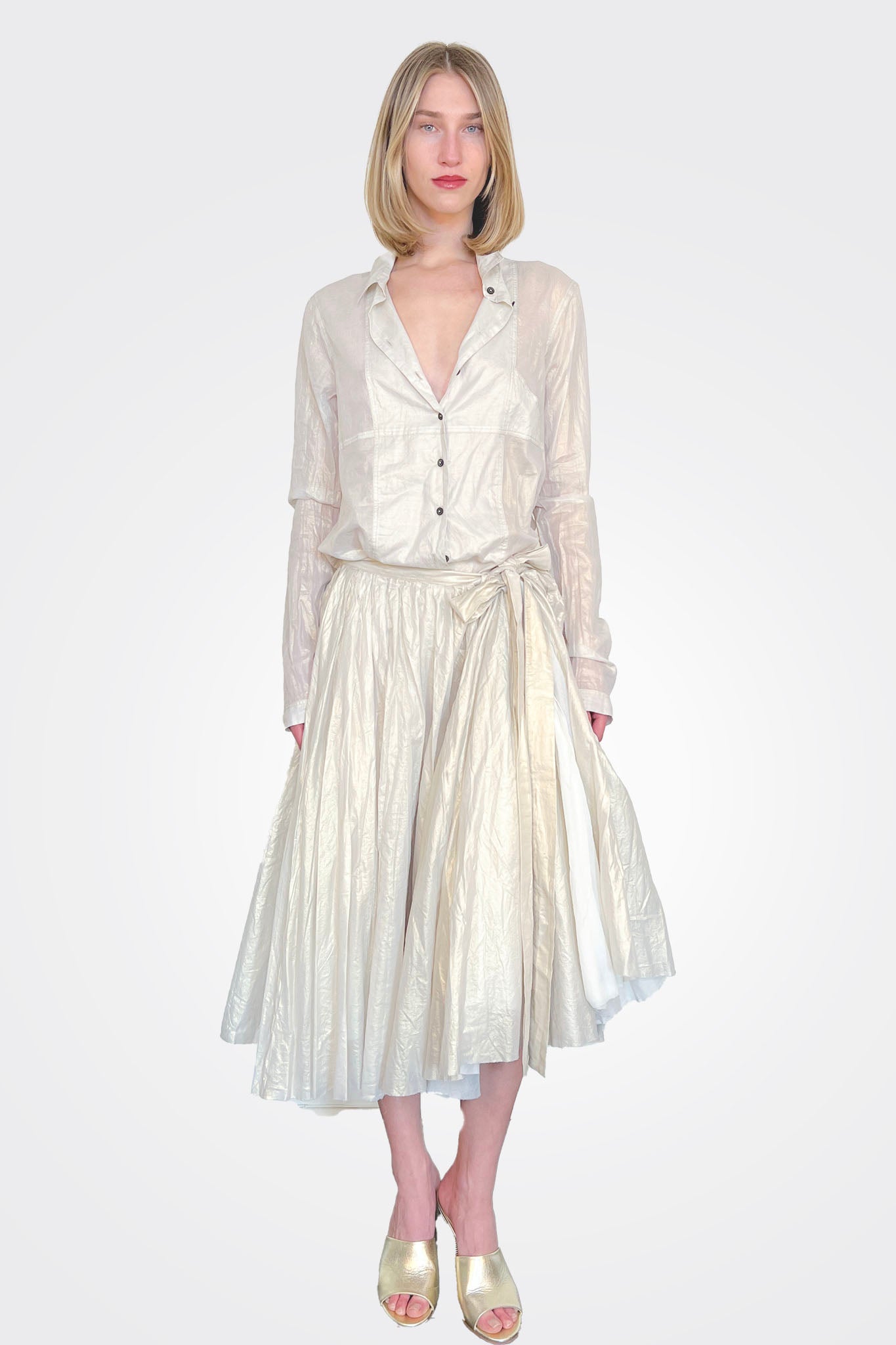 Midi Wide Skirt - Galaxy Sparkle by Rundholz | 25 South Boutiques