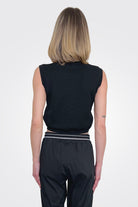 Sweater Vest - Black by Gran Sasso — alternate view