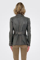 Meryl Leather Jacket - Graystone by Jakett — alternate view