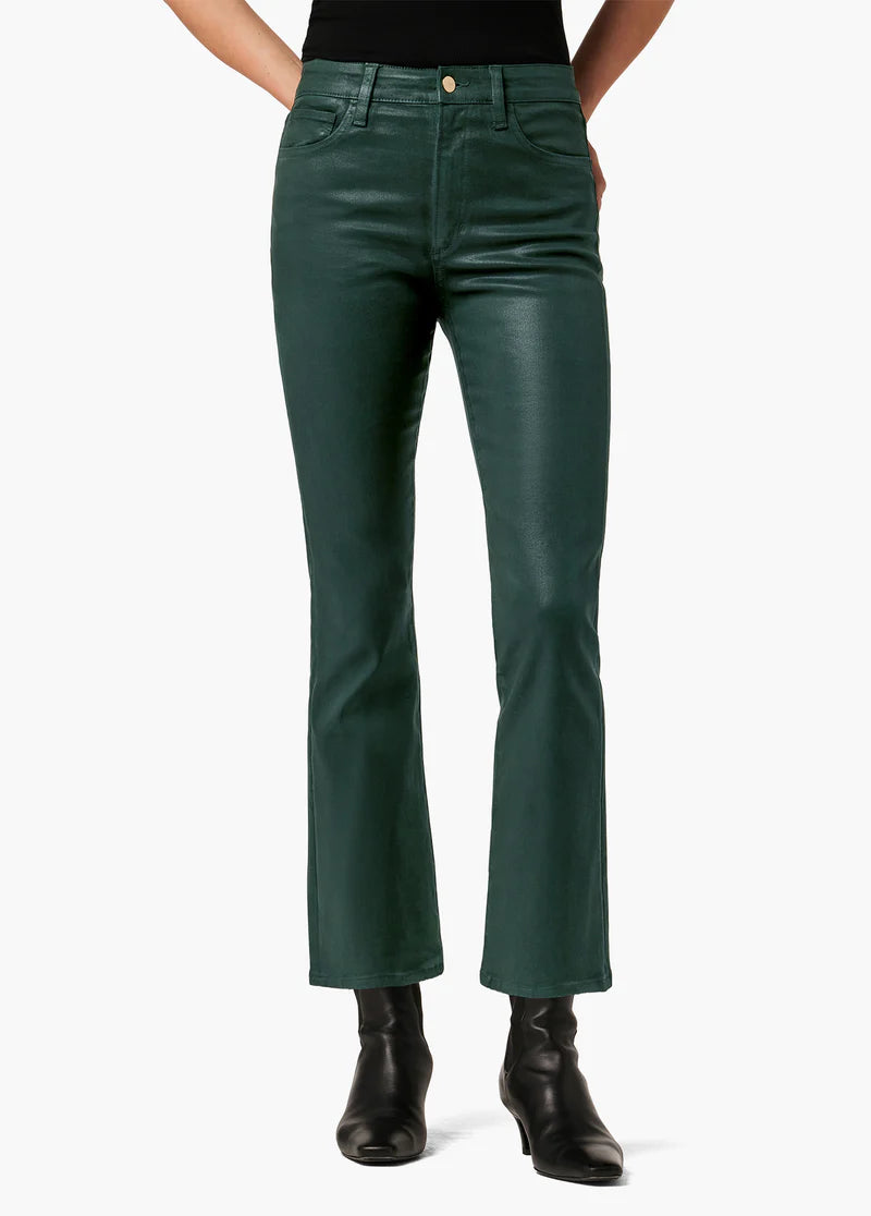 The Callie High Rise Cropped Coat Bootcut - Forest Green by Joe's Jeans | 25 South Boutiques
