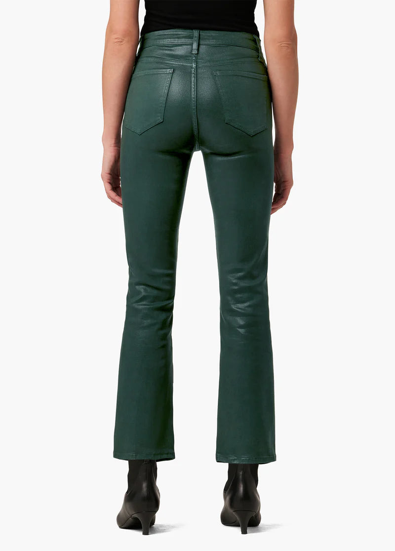 The Callie High Rise Cropped Coat Bootcut - Forest Green by Joe's Jeans — alternate view