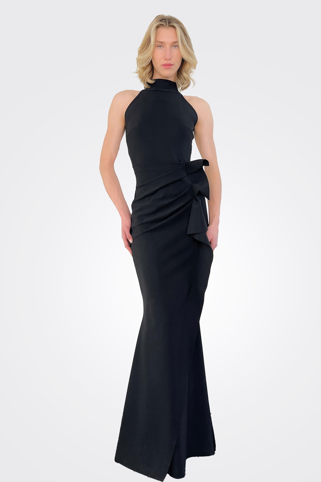 Gudrum Long Dress - Black by Chiara Boni | 25 South Boutiques