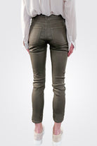 Coated Helena Skinny Jean - Gunmetal Coated by Ramy Brook — view 3