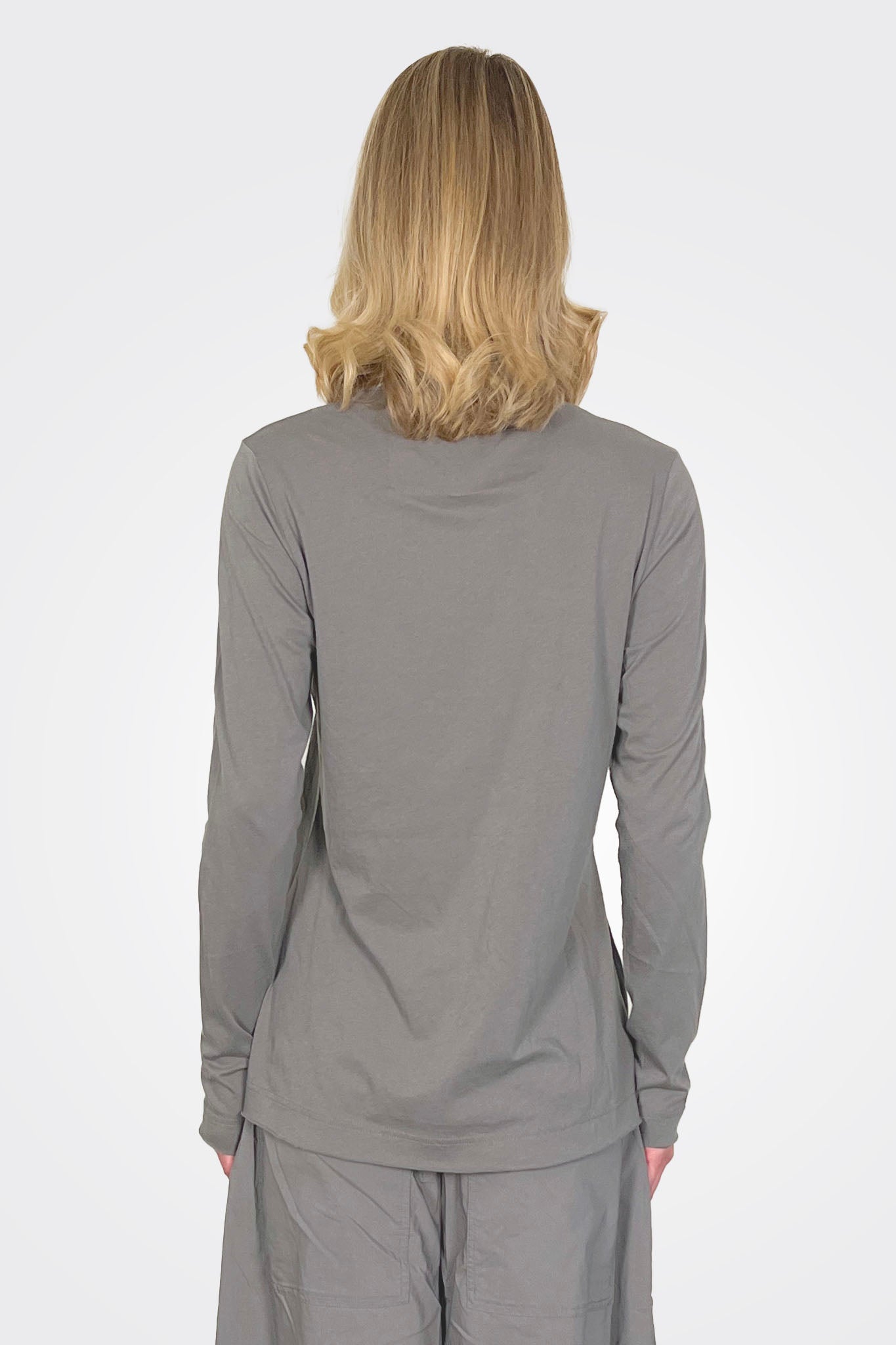 Long Fit Shirt - Dark Grey by Rundholz — alternate view