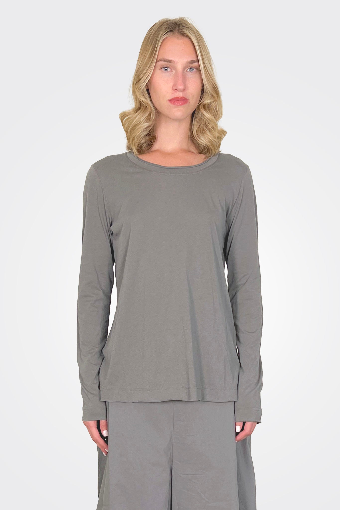 Long Fit Shirt - Dark Grey by Rundholz | 25 South Boutiques