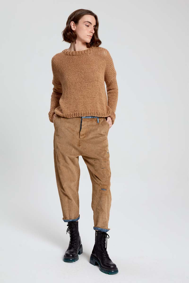 Hand Knitted Pullover - Original Sand by Umit Unal — view 5