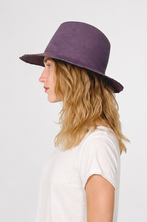 Panama Continental Hat - Navy by Hat Attack — view 3