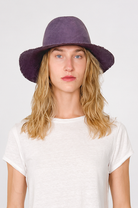 Panama Continental Hat - Navy by Hat Attack — alternate view