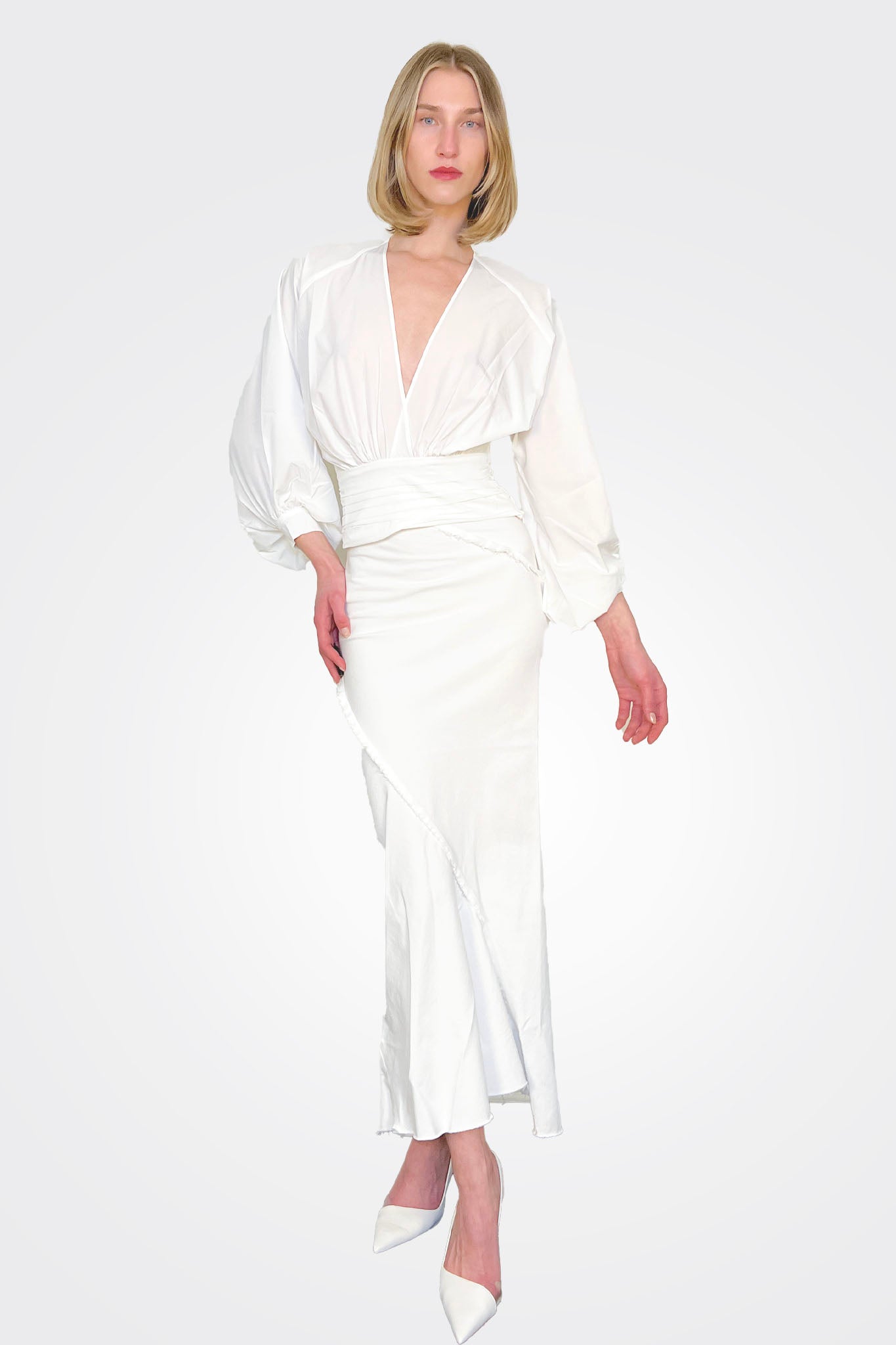 Eleonor Top - White by Just Bee Queen — alternate view
